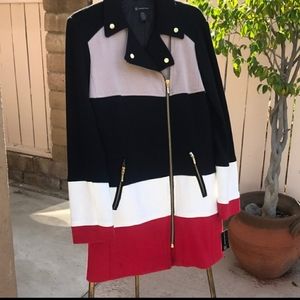 INC COLOR BLOCK COAT